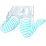 Air G Cosplay Thigh High Socks - Blue Stripe