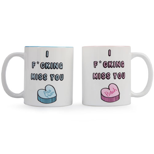 Funny Couple Mug - I F**king Miss You