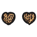 Toynary SM05 Leopard Heart-Shape Nipple Covers