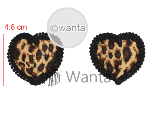 Wanta.co.uk - Toynary SM05 Leopard Heart Shape Nipple Covers