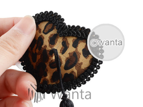 Wanta.co.uk - Toynary SM05 Leopard Heart Shape Nipple Covers