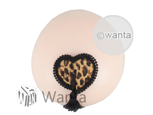 Wanta.co.uk - Toynary SM05 Leopard Heart Shape Nipple Covers