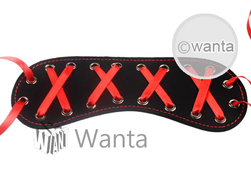 Wanta.co.uk - Toynary SM13 Red Ribbon Leather Blindfold