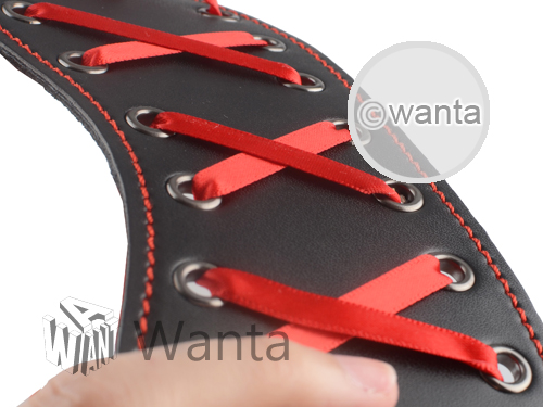 Wanta.co.uk - Toynary SM13 Red Ribbon Leather Blindfold