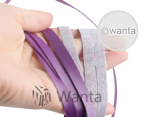 Wanta.co.uk - Toynary SM22 Leather Flogger Whip Purple