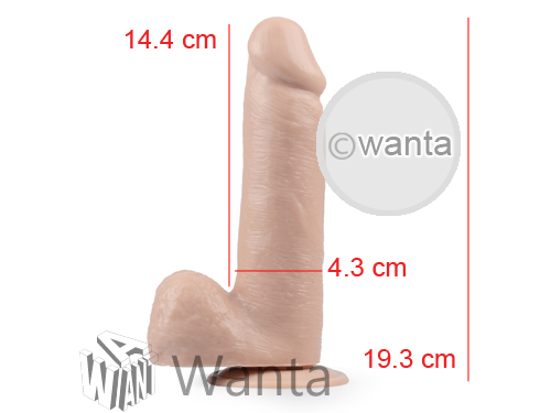 Wanta.co.uk - Toynary DLS04 - 100% Silicone Dildo 