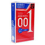Okamoto 0.01 Extra Lubricated (Box of 3)