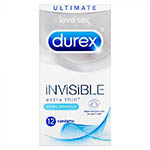 Durex Invisible Extra Sensitive Condom (Box of 12)