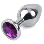 Toynary AP11 Crystal Colour Anal Plug - M - Purple