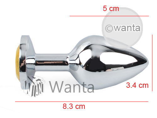 Toynary AP11 Crystal Colour Anal Plug - Medium - Wanta.co.uk