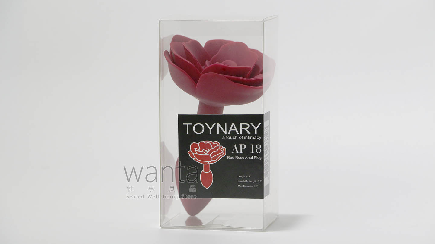 Toynary AP18 Red Rose Anal Plug - Wanta.co.uk