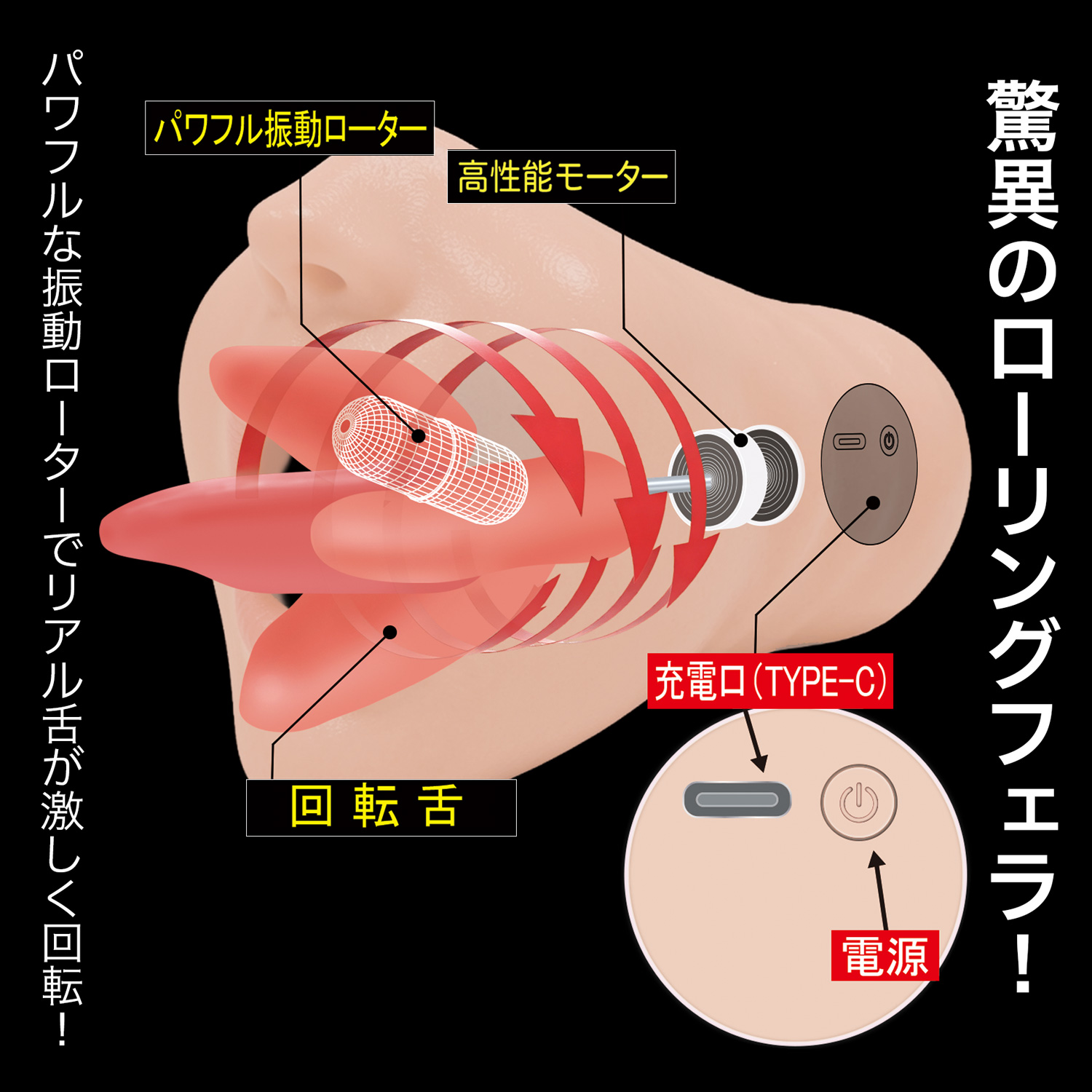 NPG Electric Rotating - Ultimate Oral Experience - Rena Miyashita